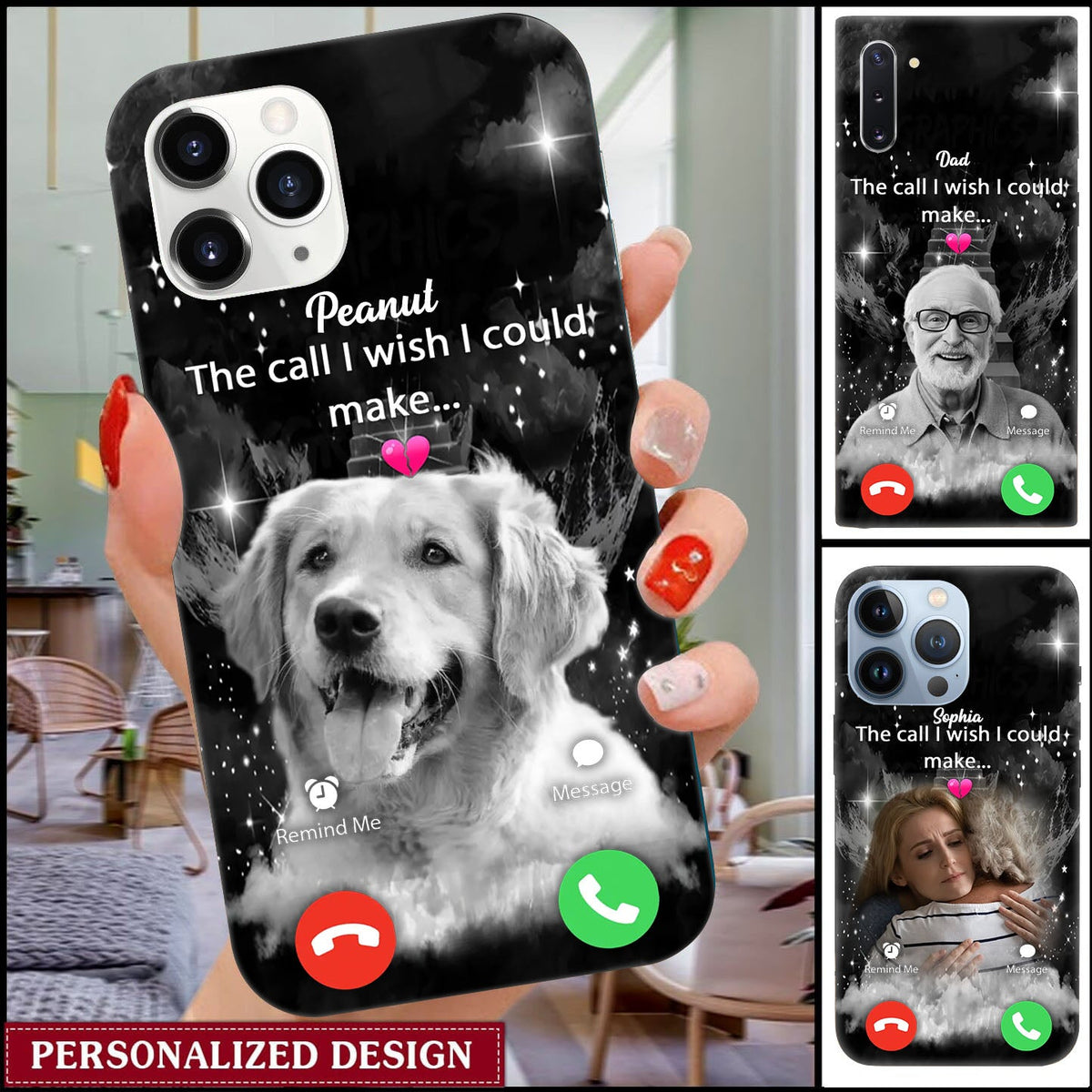 The Call I Wish I Could Make - Personalized Memorial Phone case