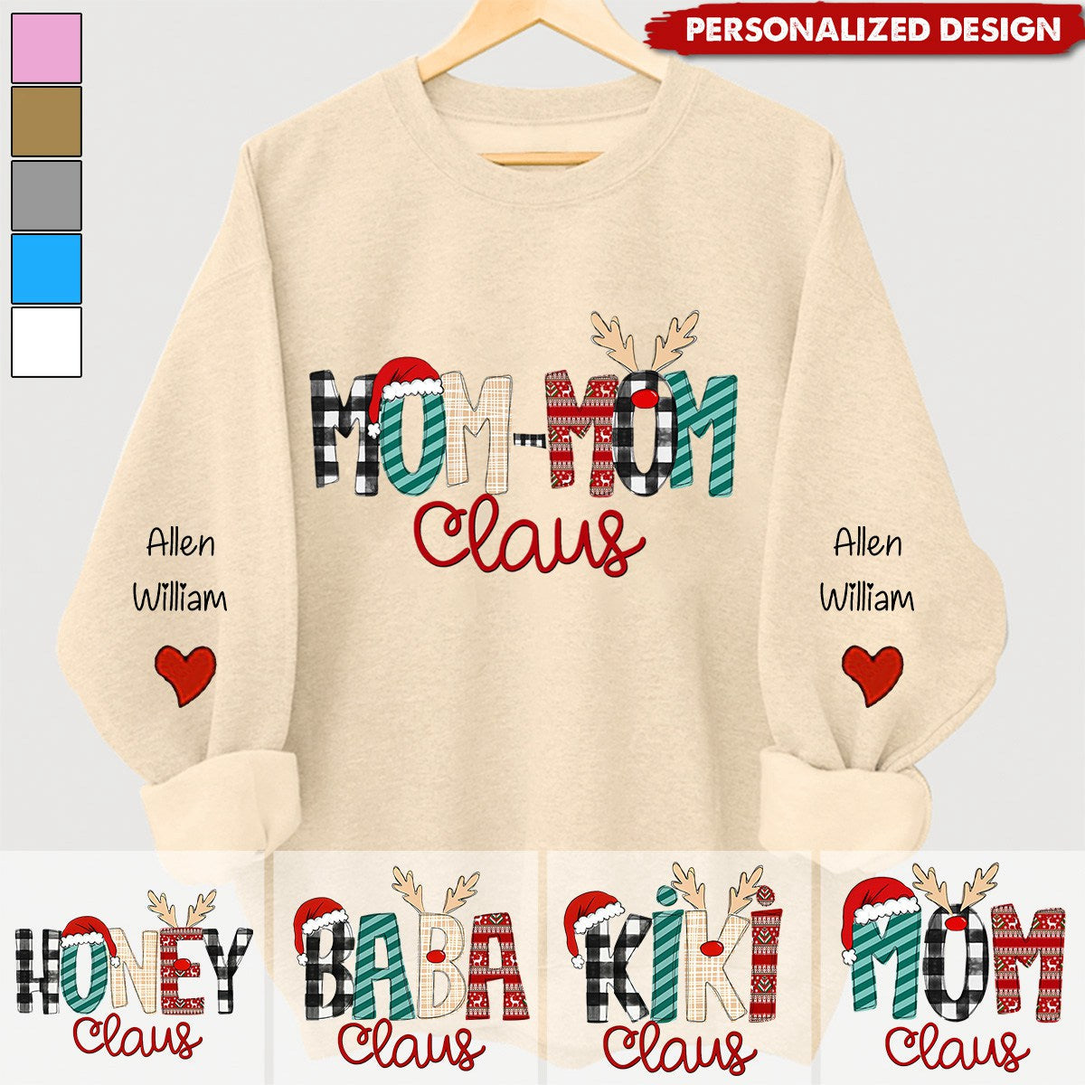 Family Best Gifts For Christmas-Personalized Christmas Gigi Sweatshirt
