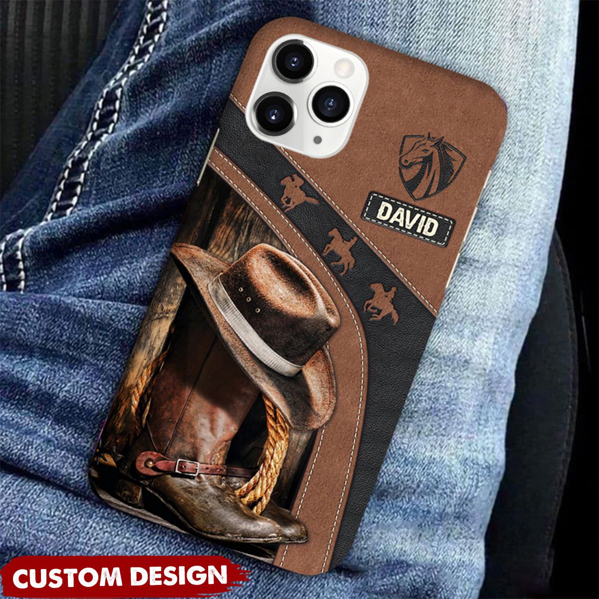 Personalized Horse Rider Phone Case