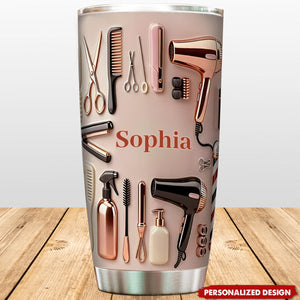 Proud Hair Stylist-Personalized Hairdresser Tumbler