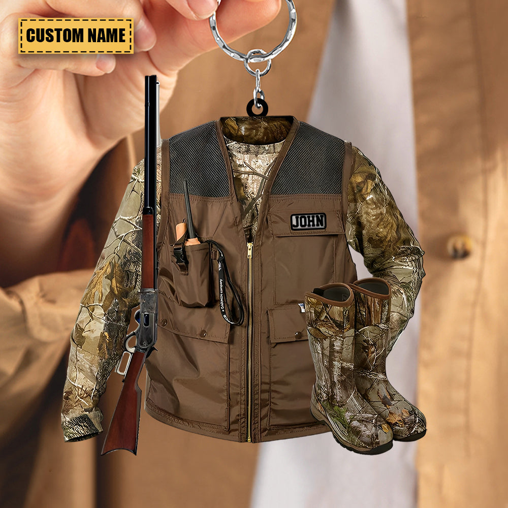 Personalized Keychain, Gifts For Hunting Lovers