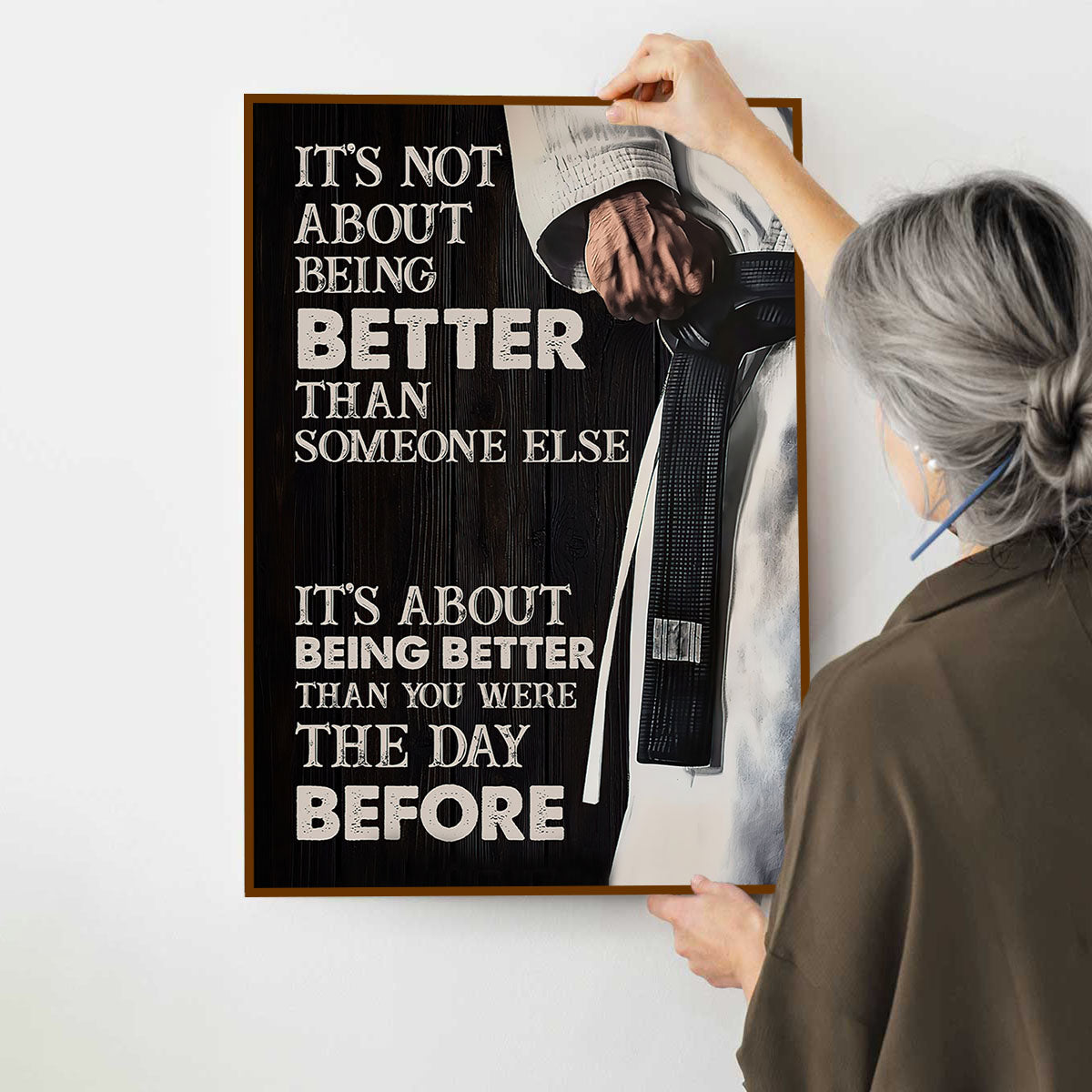 It's About Being Better Than You Were The Day Before-Gift For Jiu Jitsu Boy