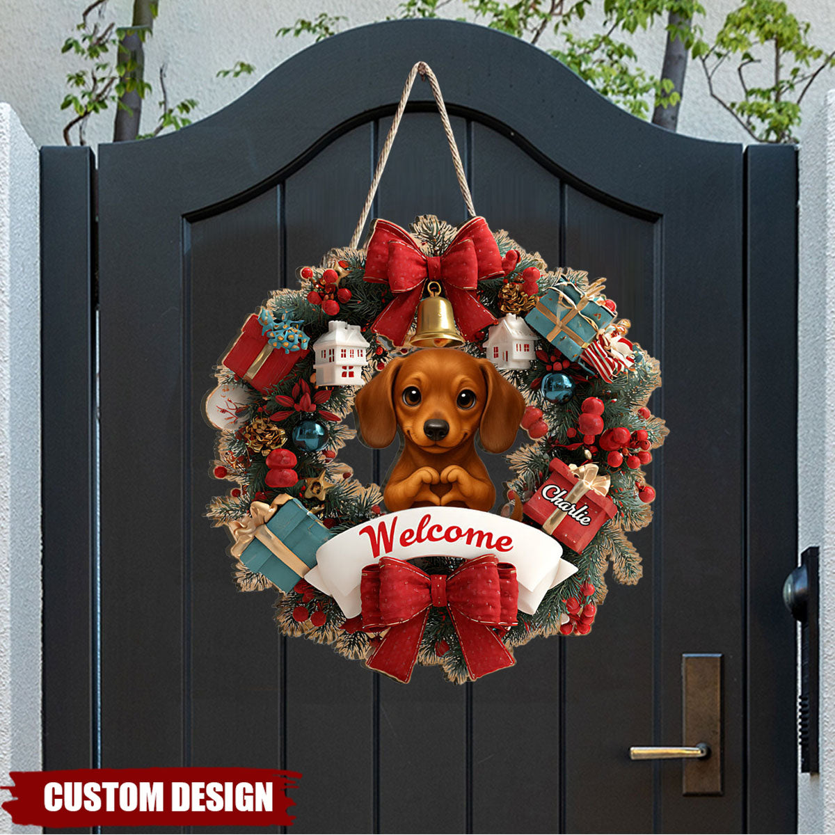 Welcome Home - Personalized Pet Custom Shaped Wood Sign