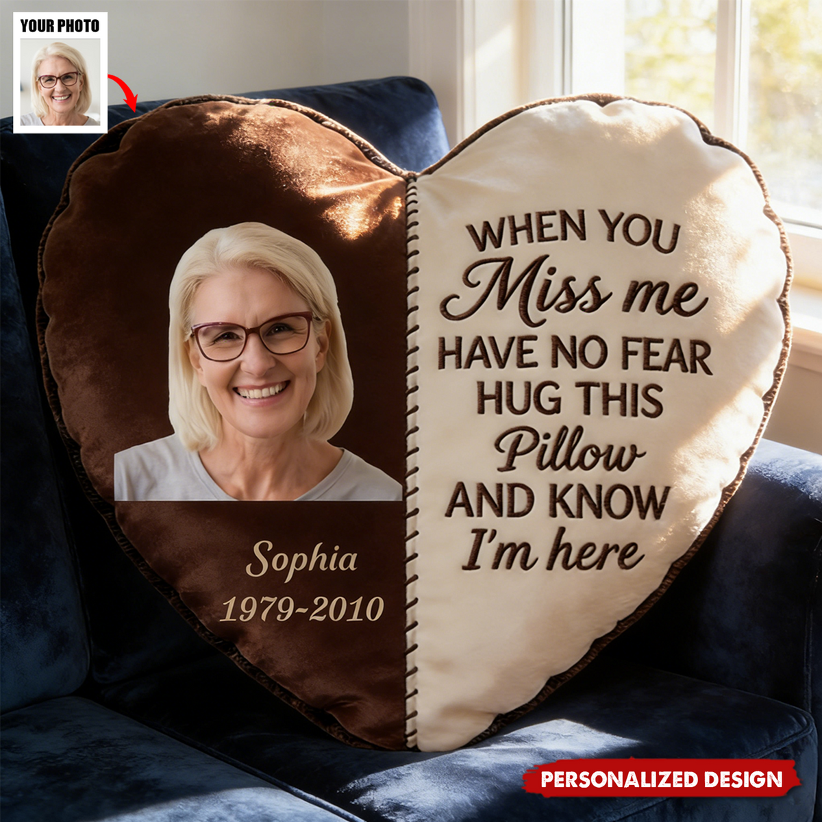 In Loving Memory-Personalized Memorial Pillow