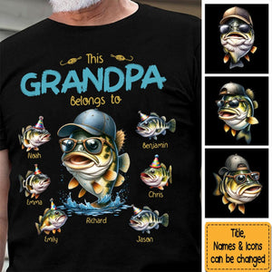 Belongs to Dad / Grandpa Fishing Shirt