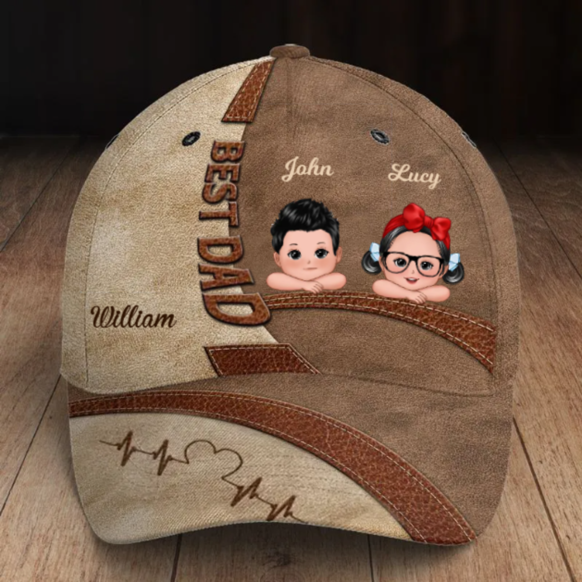 With A Dad Like You - Family Personalized Hat