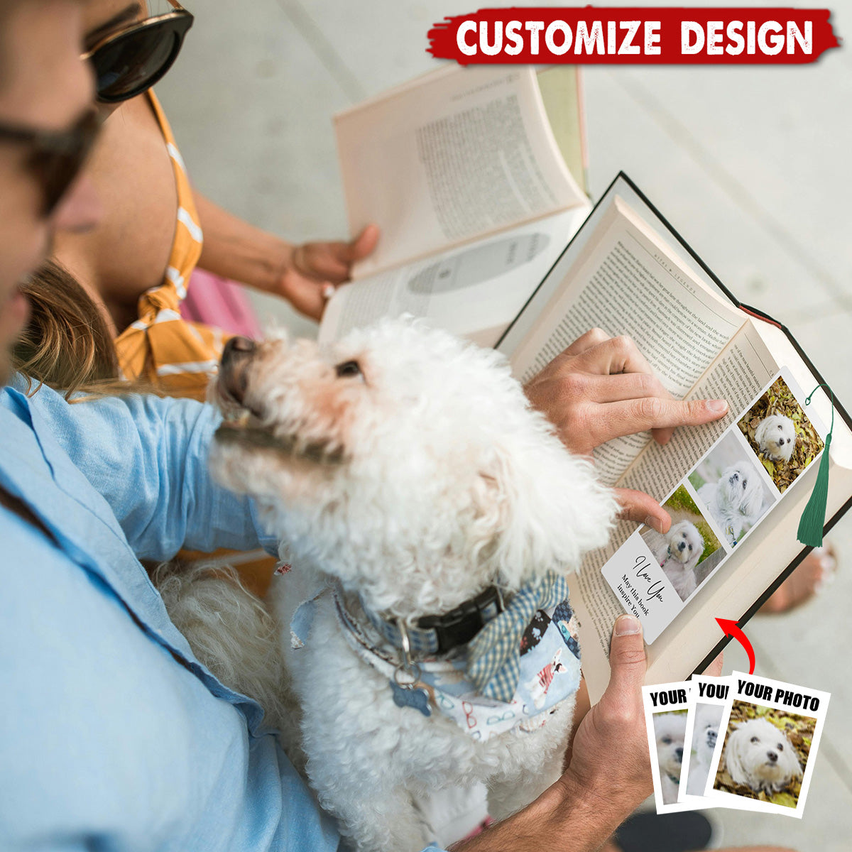 Personalised Photo Acrylic Bookmark-Gift For Book Lovers