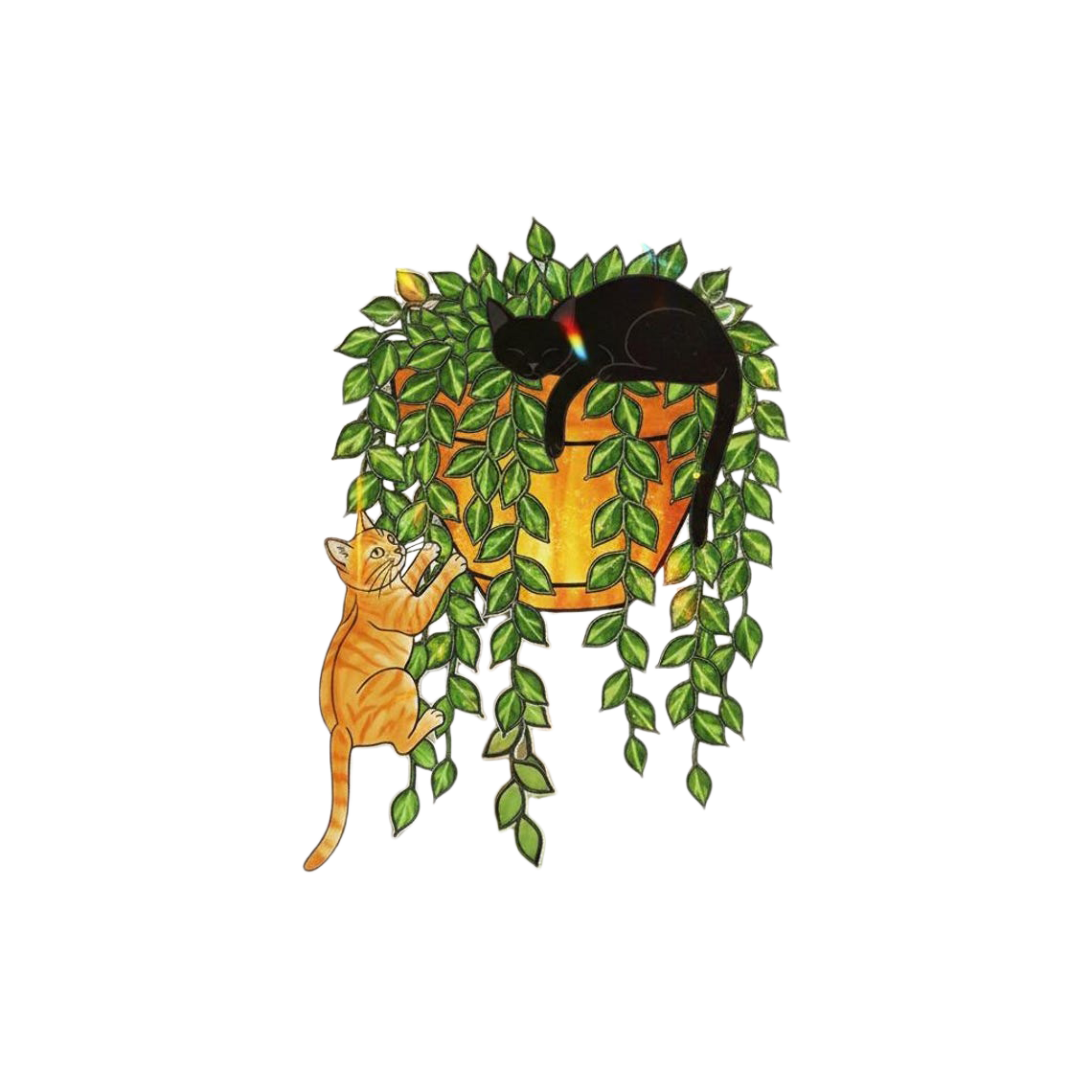 Cat Breed Suncatcher-Holographic Window Hanging for Cat Lovers