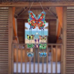 DIY Diamond Painting Double Sided 3D Wind Chime Pendant Hanging Kit