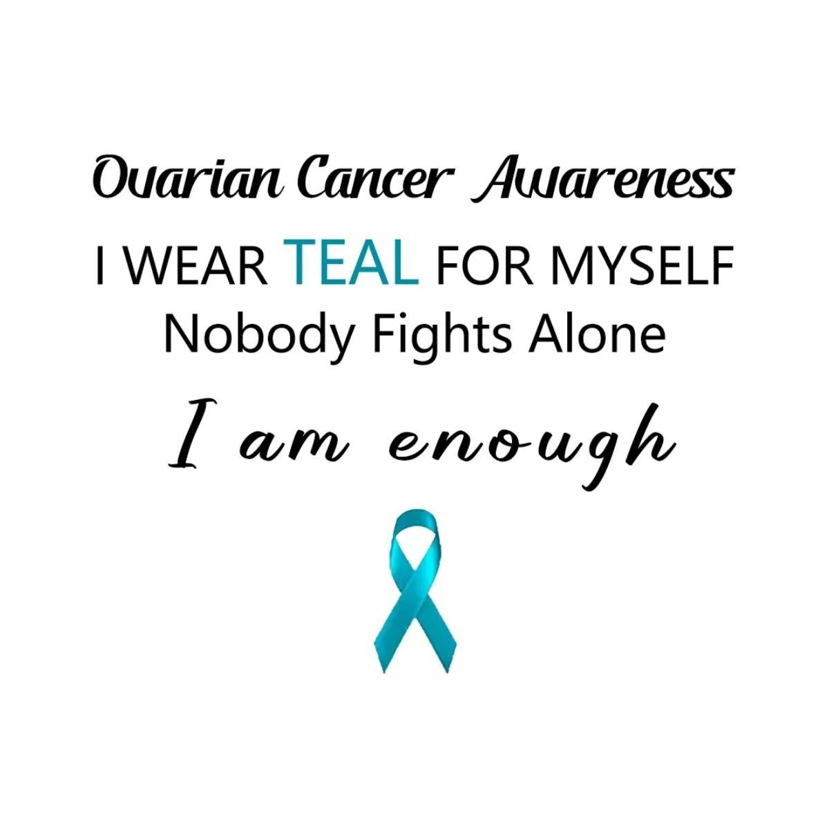 Ovarian Cancer Awareness-Thalassophile Sea Glass Wide Band Ring