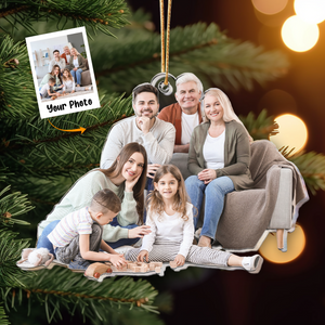 Personalized Family Christmas Ornament - Upload Photo