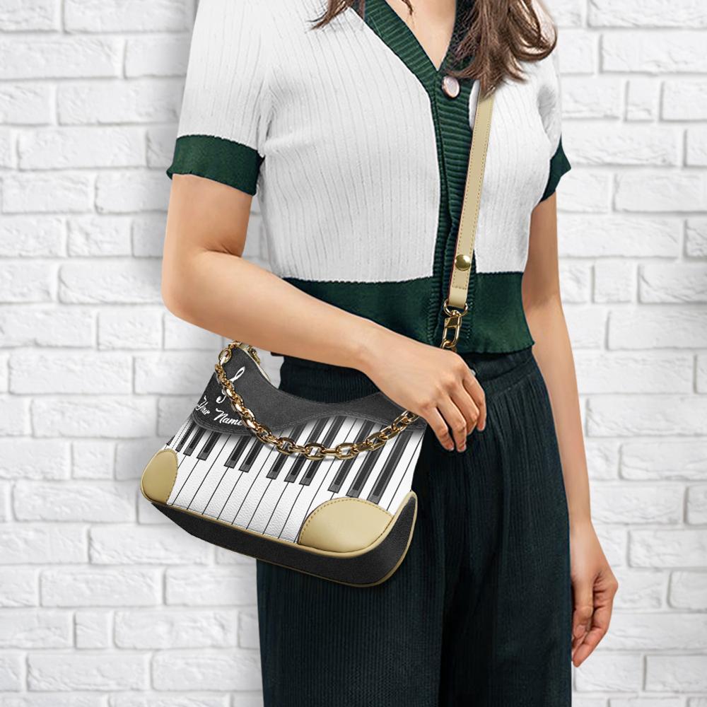 Personalzied Name Piano Keyboard Underarm Bag