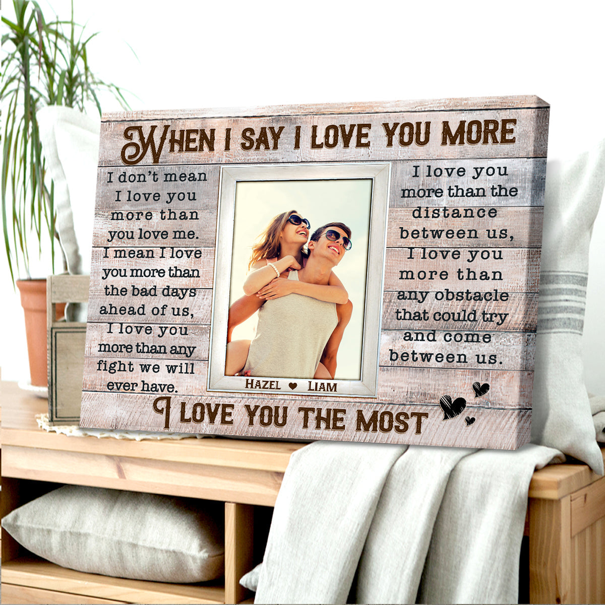 Loving Gift For Couple Custom Couple Photo Gift Ideas-Personalized Poster