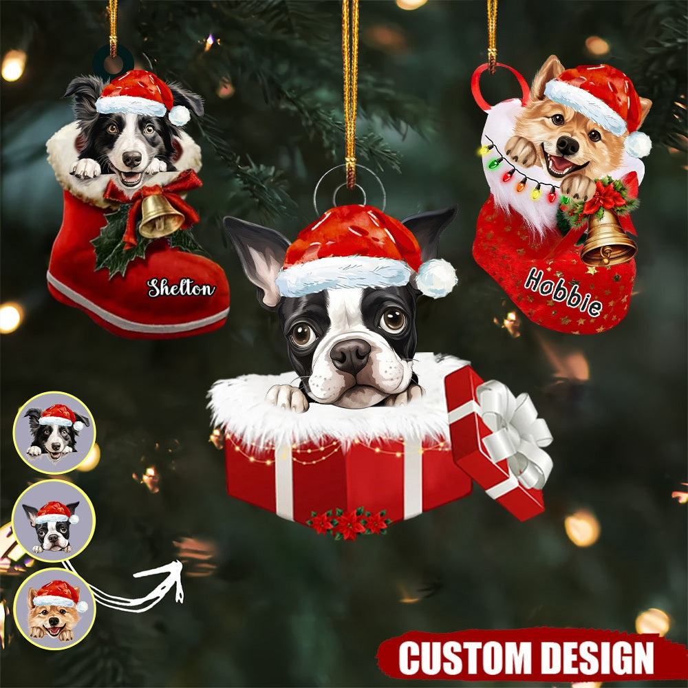 Personalized Dog Christmas Ornament