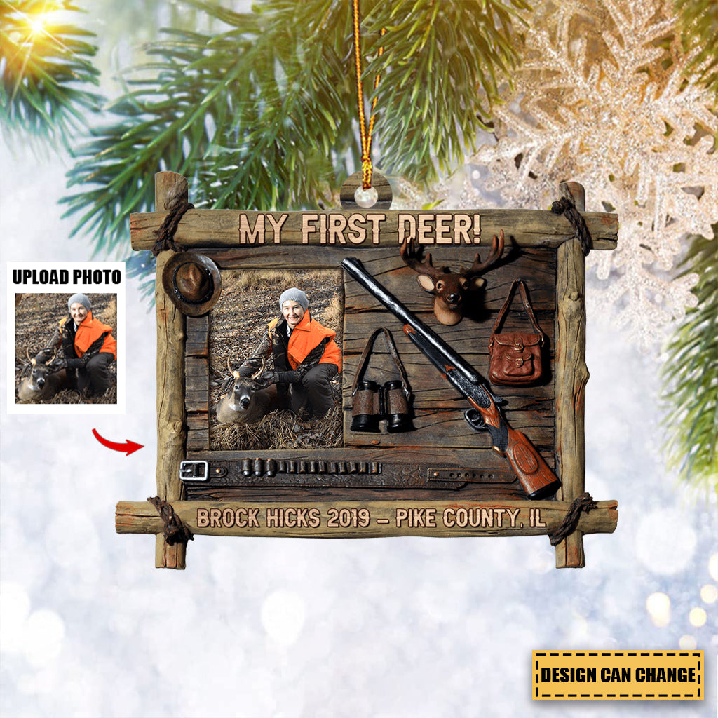 Personalized Photo Acrylic Car / Christmas Ornament