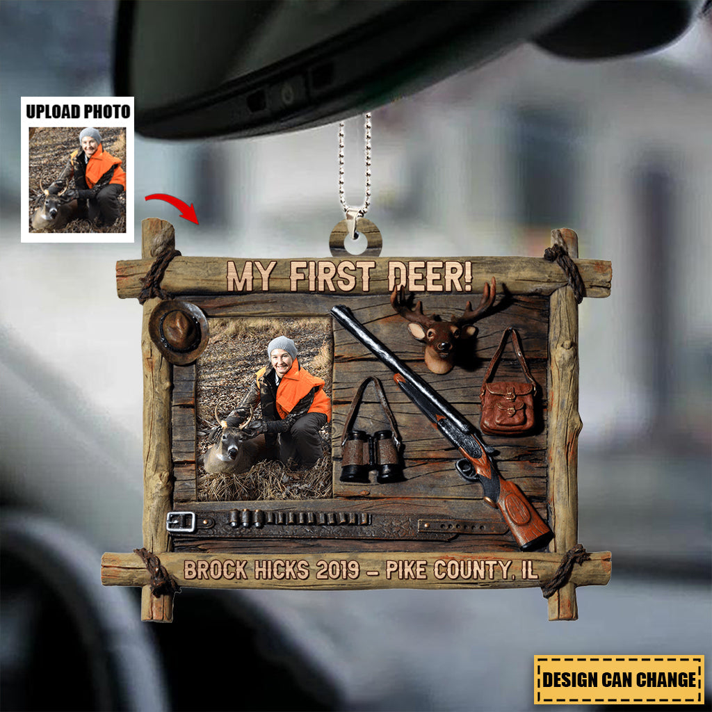 Personalized Photo Acrylic Car / Christmas Ornament