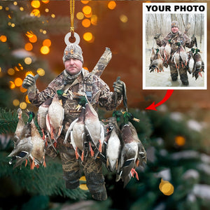 Personalized Upload Photo Christmas Ornament