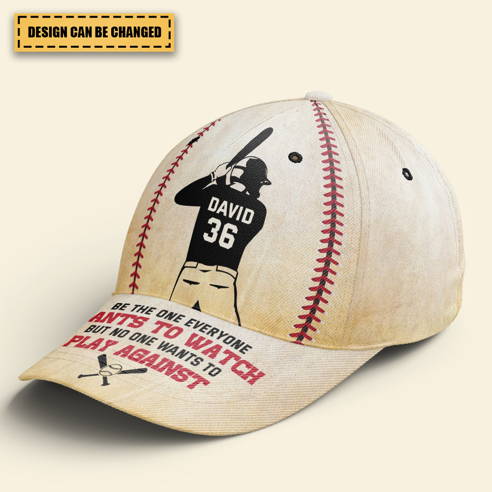 Baseball Player Personalized Custom Cap